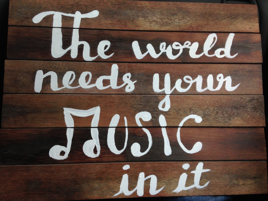 The World Needs Your Music